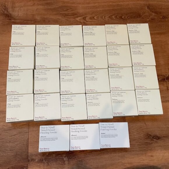 Beauty Bundle 27 x Make Up Setting Powder Finishing Powder NEW Rare Beauty $650 - Picture 2 of 10